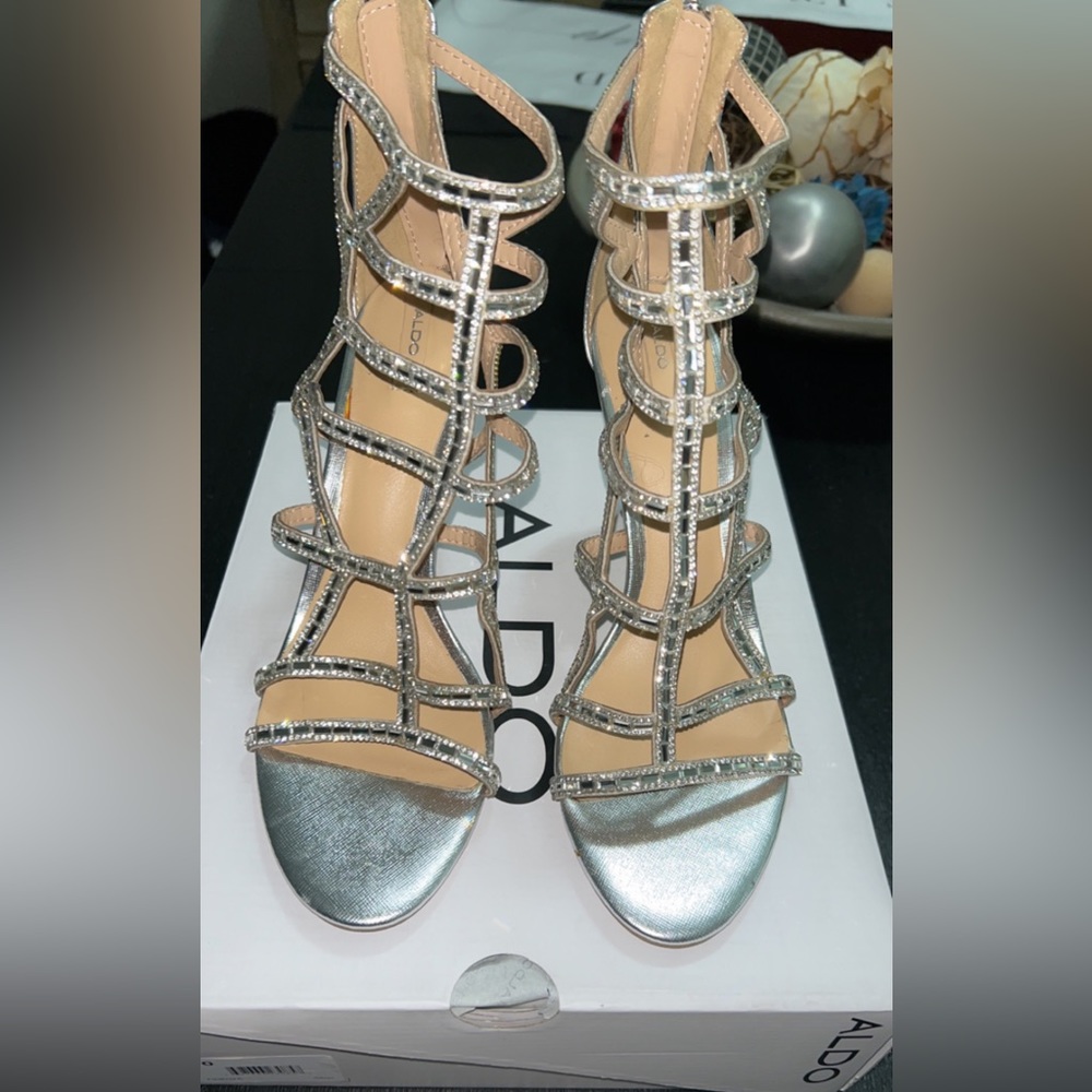 Aldo mirror heels! Super cute! Bought them for one occasion!